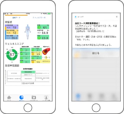 個人向け健康管理アプリケーション