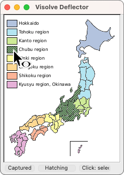 The map drawn only the specified pattern