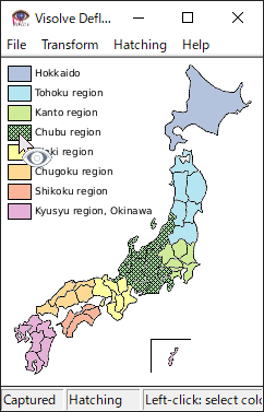 The map drawn only the specified pattern