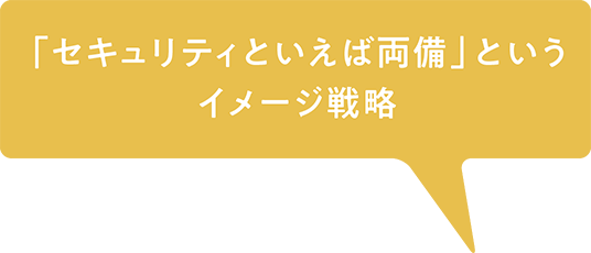 「セキュリティといえば両備」というイメージ戦略