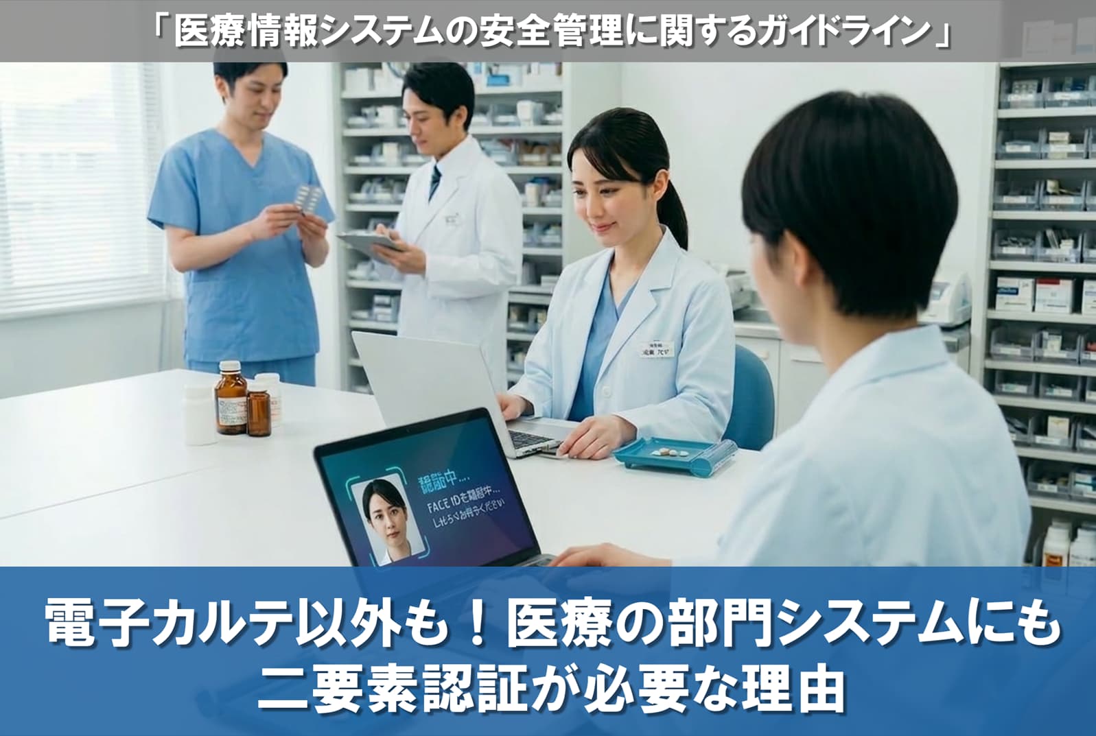 電子カルテ以外も！医療の部門システムにも二要素認証が必要な理由